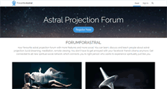 Desktop Screenshot of forumforastral.com