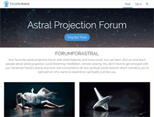 Tablet Screenshot of forumforastral.com
